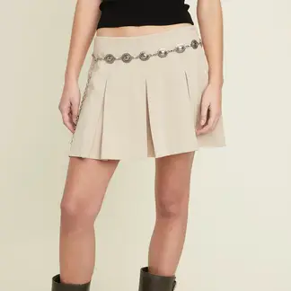 SYBILLA - Falda Mini Mujer con Tachas