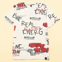 FEDERATION - Camiseta Para Niño con Estampado Manga corta de Algodón