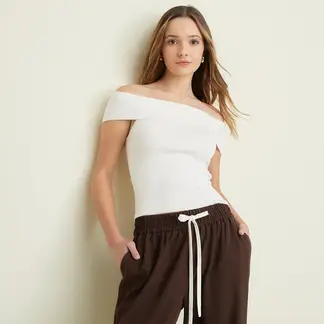 SYBILLA - Camiseta Mujer Tejido Sin mangas