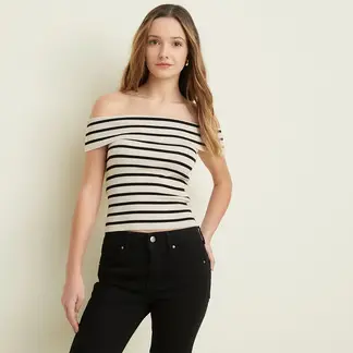 SYBILLA - Camiseta Mujer Tejido Sin mangas