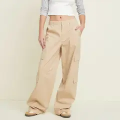 SYBILLA - Pantalón Mujer Tiro medio Cargo