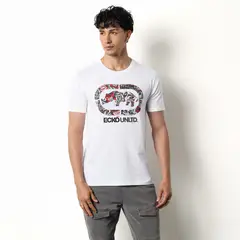 ECKO - Camiseta Hombre Manga corta con Logo de Algodón