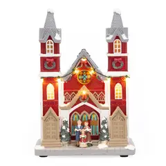 MICA - Villa Navideña: Iglesia 20x12x28.5 cm