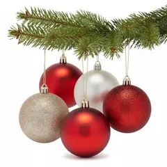 MICA - Bola de Navidad Multicolor: Set x20 7cm