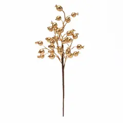 MICA - Adorno de Navidad: Rama Dorada 36 cm