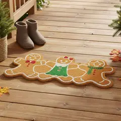 MICA - Tapete Navideño Galleta de Jengibre 40x70 cm