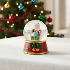 MICA - Bola de Nieve Navideña: Papá Noel 9 cm