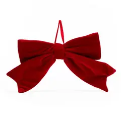MICA - Moño Navideño Cinta Roja 28 cm