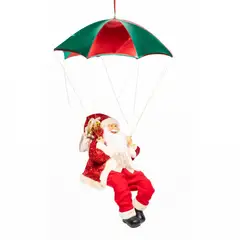 MICA - Figura Navideña: Papá Noel Sombrilla 110 cm