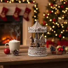 MICA - Figura Navideña: Carrusel 21 cm