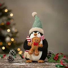 MICA - Peluche Navideño: Pingüinos 40 cm