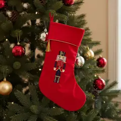 MICA - Adorno Bota Navideña Cascanuez 54 cm