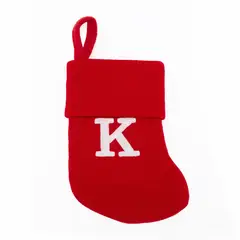 MICA - Adorno Bota Navideña Roja 17 cm