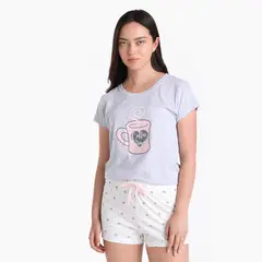 SYBILLA - Short de pijama Mujer Corto