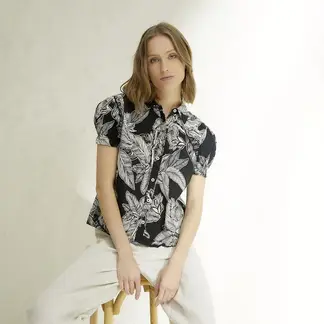 BASEMENT - Blusa Mujer Manga corta