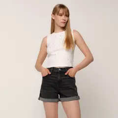 BASEMENT - Short Mujer Tiro alto