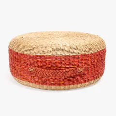 BASEMENT HOME - Puff en Mimbre 20x44 cm