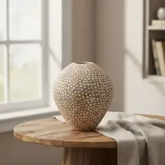 BASEMENT HOME - Jarrón en Terracota 37x35x35 cm