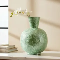 BASEMENT HOME - Jarrón en Bambú 35x27x27 cm