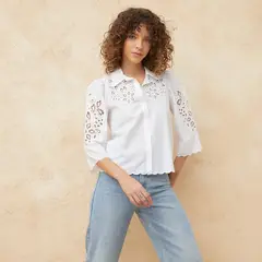 undefined - Blusa Mujer Manga larga Algodón Basement