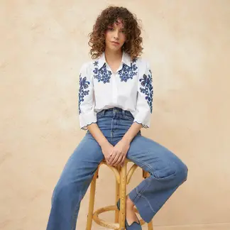 undefined - Blusa Mujer Manga larga Algodón Basement