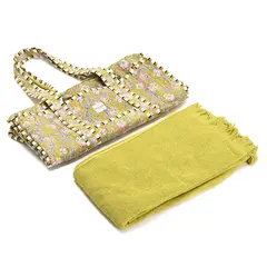 ROBERTA ALLEN - Bolso de playa Jaipur Mostaza