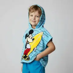 DISNEY - Toalla De Playa Mickey Con Capucha 60 x 120 cm