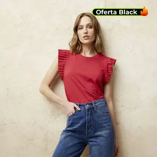 BASEMENT - Camiseta Mujer Manga corta