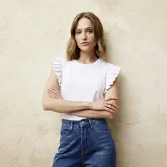 BASEMENT - Camiseta Mujer Manga corta