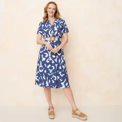 SOUTHLAND - Vestido Mujer Medio Casual Estampado