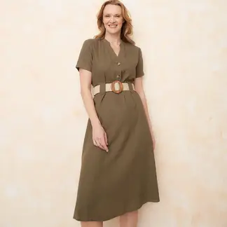 SOUTHLAND - Vestido Mujer Medio Casual Estampado