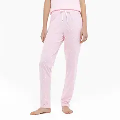 SYBILLA - Pantalón de pijama Mujer Largo de Algodón