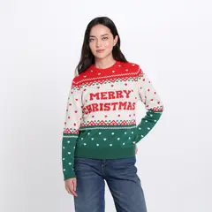 DENIMLAB - Saco Navideño Mujer Tejido