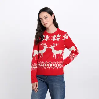 DENIMLAB - Saco Navideño Mujer Tejido