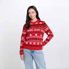 SYBILLA - Saco Navideño Mujer Tejido