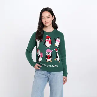 SYBILLA - Saco Navideño Mujer Tejido