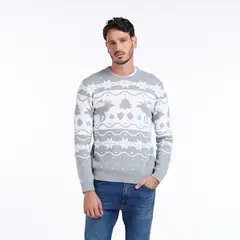BASEMENT - Saco Navideño Hombre de Algodón