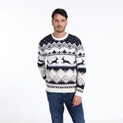 BASEMENT - Saco Navideño Hombre de Algodón