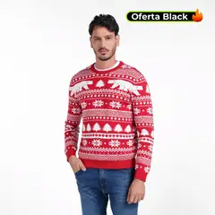 BASEMENT - Saco Navideño Hombre de Algodón