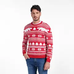 BASEMENT - Saco Navideño Hombre de Algodón