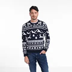 BASEMENT - Saco Navideño Hombre de Algodón