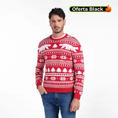 BASEMENT - Saco Navideño Hombre de Algodón