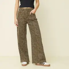 SYBILLA - Jean Super Wide leg Mujer Tiro bajo