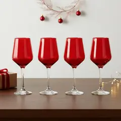 ROBERTA ALLEN - Copa para Vino Tinto Set x4 Mesa de Navidad