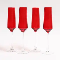 ROBERTA ALLEN - Copa para Champaña Set x4 Mesa de Navidad