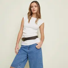 SYBILLA - Top esqueleto Mujer Manga corta