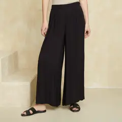 UNIVERSITY CLUB - Pantalón Wide leg Mujer Tiro alto