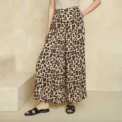 UNIVERSITY CLUB - Pantalón Wide leg Mujer Tiro alto