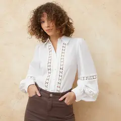 undefined - Blusa Mujer Manga larga Algodón Basement