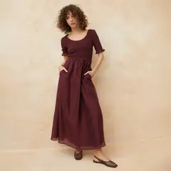 BASEMENT - Vestido Mujer Medio Casual